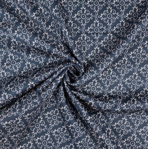 Bio Baumwoll Satin - Flourish - Wildflower - Cloud9 Fabrics